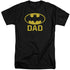 BATMAN/BAT DAD - S/S ADULT TALL 18/1 - BLACK