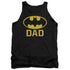 BATMAN/BAT DAD - ADULT TANK - BLACK