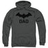 BATMAN/HUSH DAD - ADULT PULLOVER HOODIE - CHARCOAL