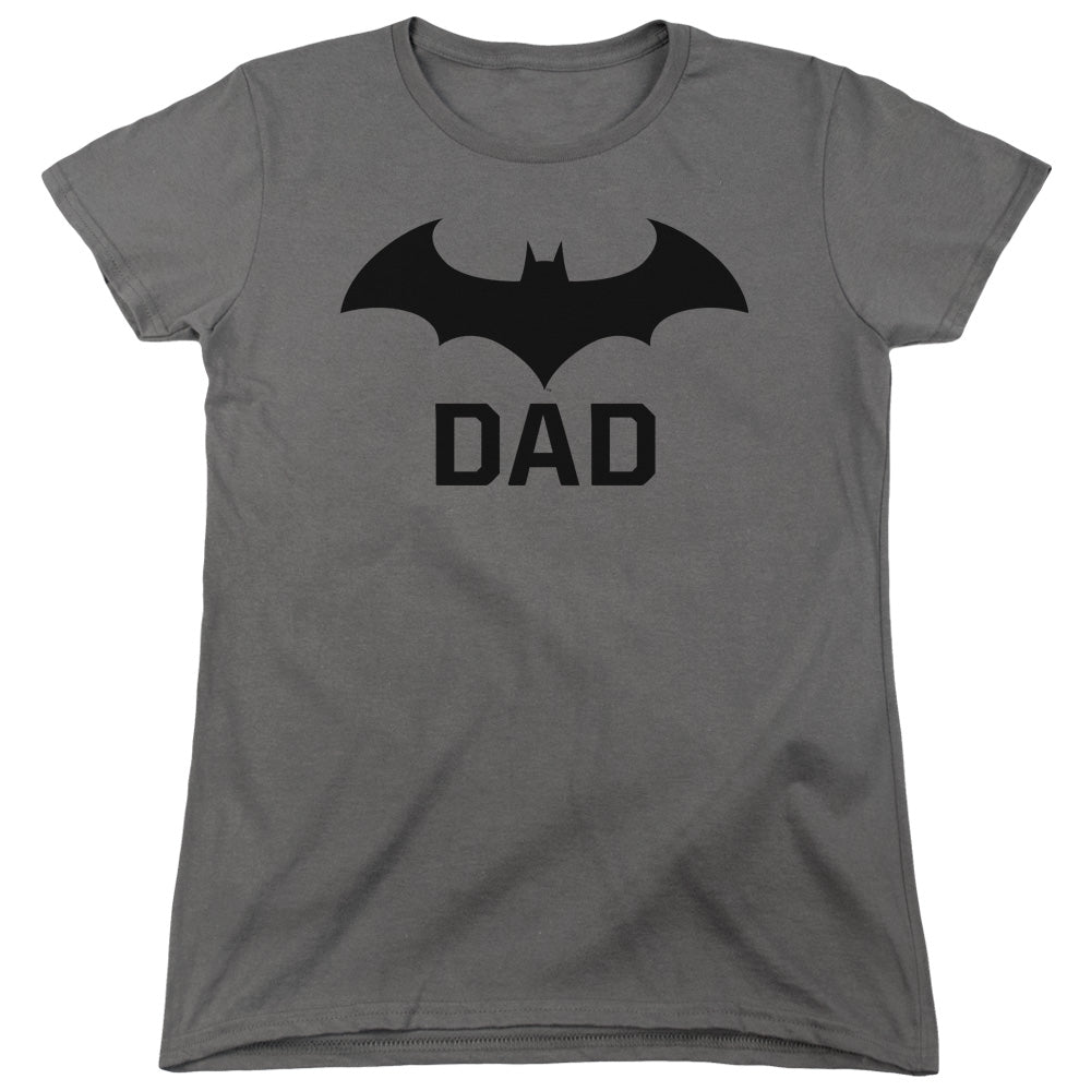 BATMAN/HUSH DAD - S/S WOMENS TEE - CHARCOAL