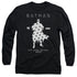 BATMAN/STAR SILHOUETTE -  L/S ADULT 18/1  - BLACK