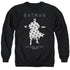 BATMAN/STAR SILHOUETTE - ADULT CREWNECK SWEATSHIRT - BLACK