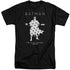 BATMAN/STAR SILHOUETTE - S/S ADULT TALL 18/1 - BLACK