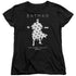 BATMAN/STAR SILHOUETTE - S/S WOMENS TEE - BLACK