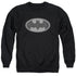 BATMAN/ELEPHANT SIGNAL - ADULT CREWNECK SWEATSHIRT - BLACK
