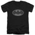 BATMAN/ELEPHANT SIGNAL - S/S ADULT V-NECK 30/1 - BLACK