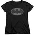 BATMAN/ELEPHANT SIGNAL - S/S WOMENS TEE - BLACK