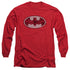 BATMAN/ROSEY SIGNAL -  L/S ADULT 18/1  - RED