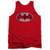 BATMAN/ROSEY SIGNAL - ADULT TANK - RED