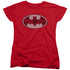 BATMAN/ROSEY SIGNAL - S/S WOMENS TEE - RED