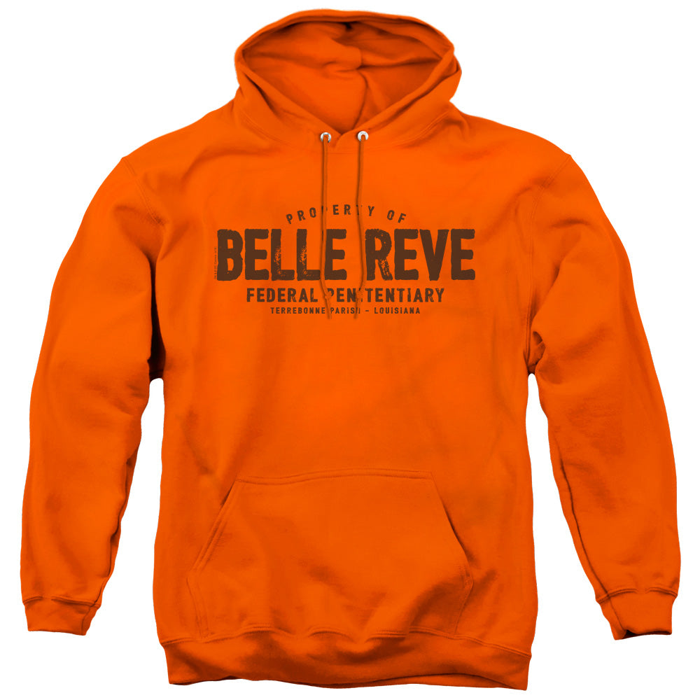 BATMAN/BELLE REVE - ADULT PULLOVER HOODIE - ORANGE