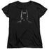 BATMAN/NOIR - S/S WOMENS TEE - BLACK