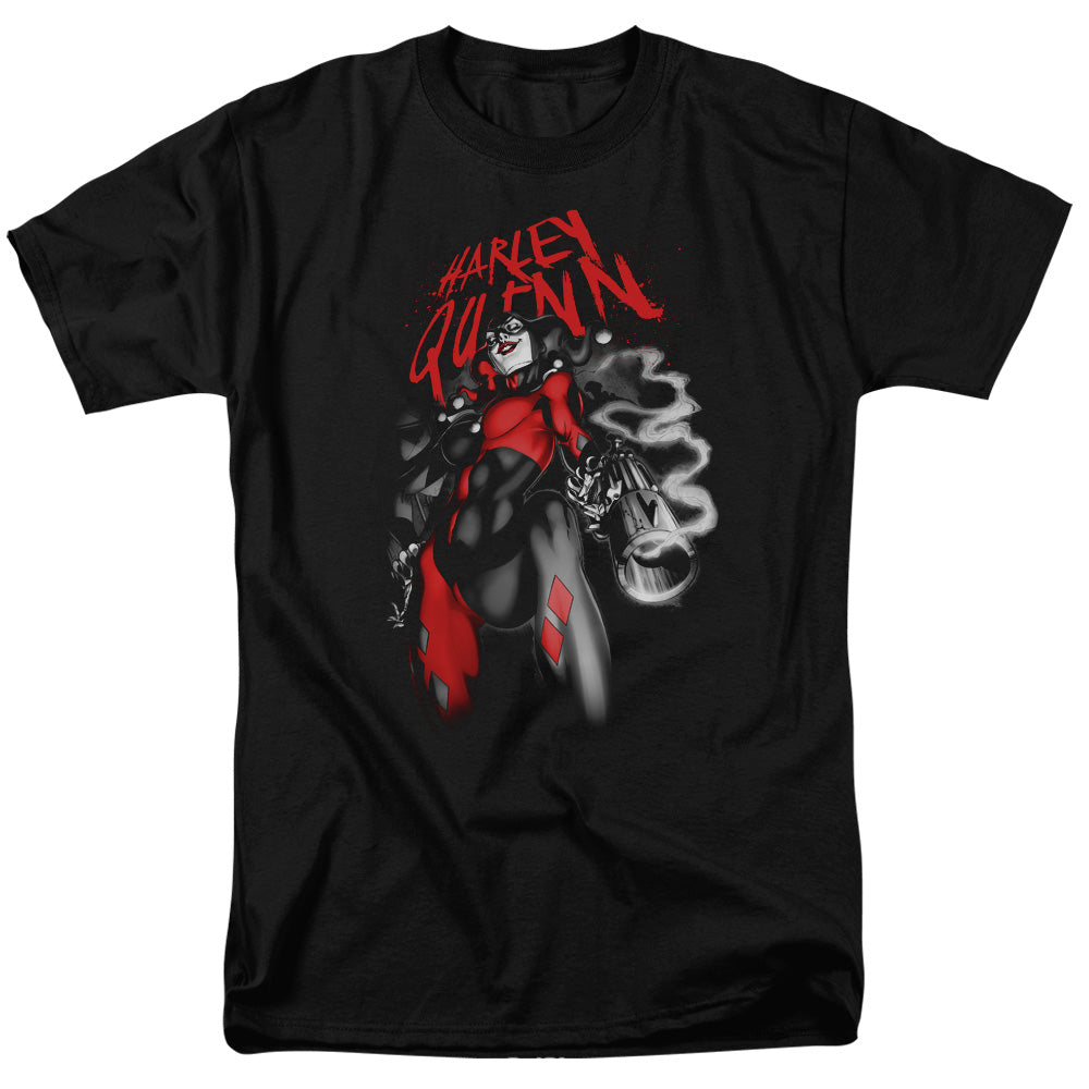 BATMAN/DOWN THE BARREL - S/S ADULT 18/1 - BLACK