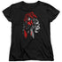 BATMAN/DOWN THE BARREL - S/S WOMENS TEE - BLACK