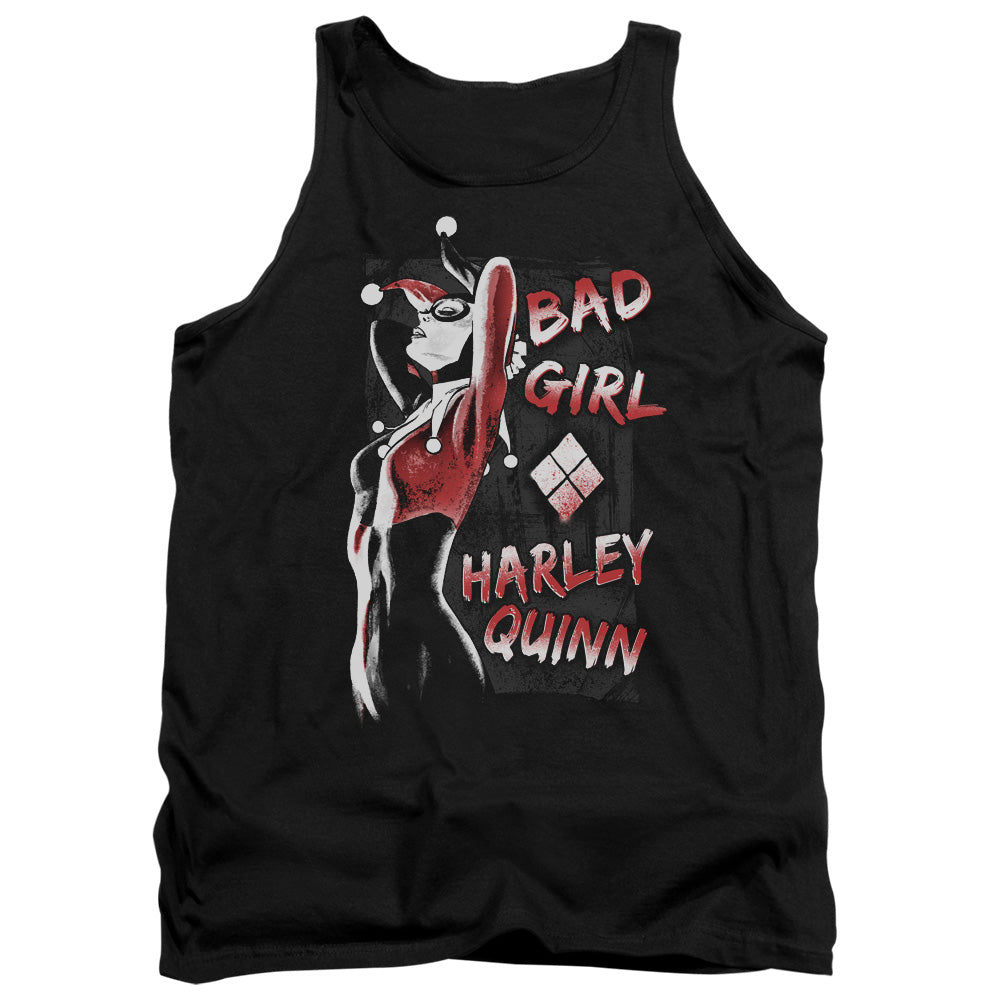 BATMAN/BAD GIRL - ADULT TANK - BLACK