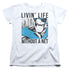 BATMAN/WITHOUT A NET - S/S WOMENS TEE - WHITE