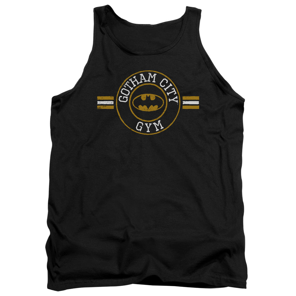 BATMAN/GOTHAM CITY GYM - ADULT TANK - BLACK