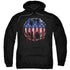 BATMAN/BLEEDING SIGNAL - ADULT PULLOVER HOODIE - BLACK