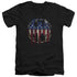 BATMAN/BLEEDING SIGNAL - S/S ADULT V-NECK 30/1 - BLACK