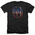 BATMAN/BLEEDING SIGNAL - ADULT HEATHER - BLACK