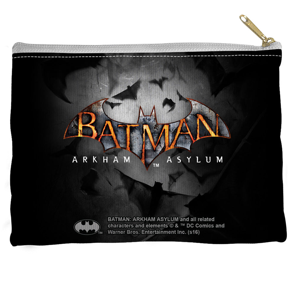 BATMAN ARKHAM ASYLUM/LOGO - STRAIGHT BOTTOM ACCESSORY POUCH