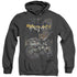 BATMAN/BATMAN ONE - ADULT HEATHER HOODIE - BLACK