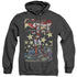 BATMAN/QUINN ONE - ADULT HEATHER HOODIE - BLACK