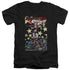 BATMAN/QUINN ONE - S/S ADULT V-NECK 30/1 - BLACK