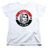 BATMAN/HARLEY PRESIDENT CIRCLE - S/S WOMENS TEE - WHITE