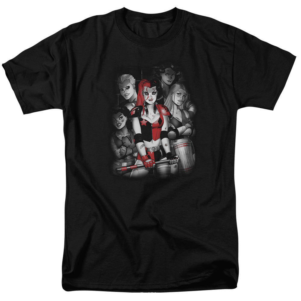 BATMAN/BAD GALS BW - S/S ADULT 18/1 - BLACK