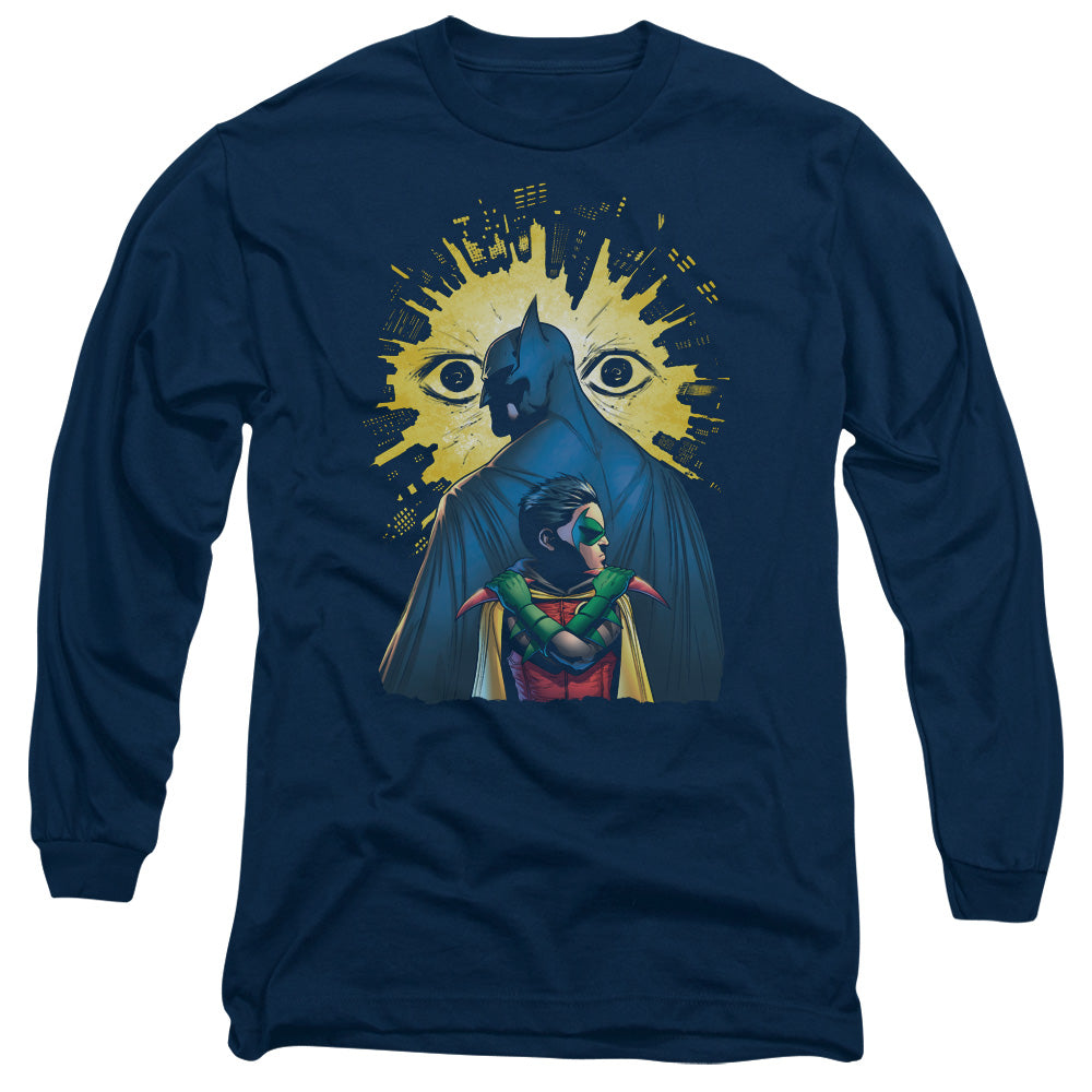 BATMAN/WATCHERS -  L/S ADULT 18/1  - NAVY