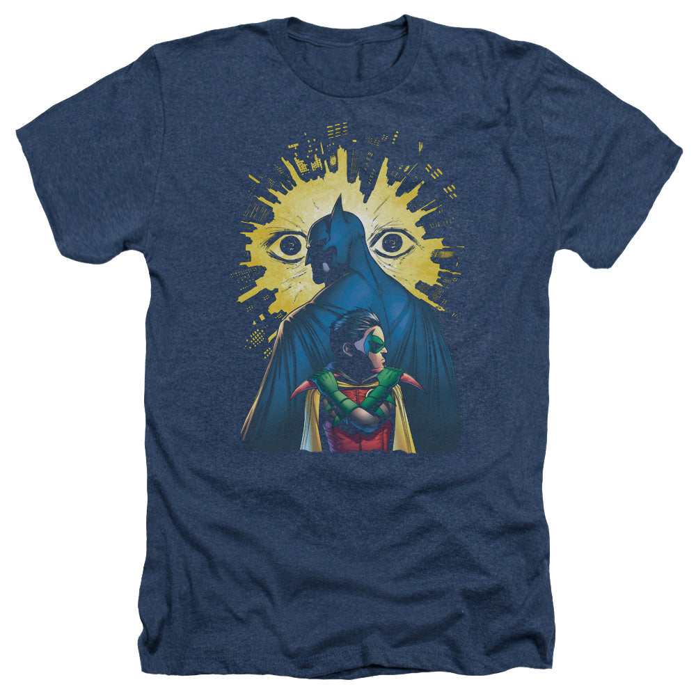 BATMAN/WATCHERS - ADULT HEATHER - NAVY