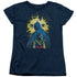 BATMAN/WATCHERS - S/S WOMENS TEE - NAVY