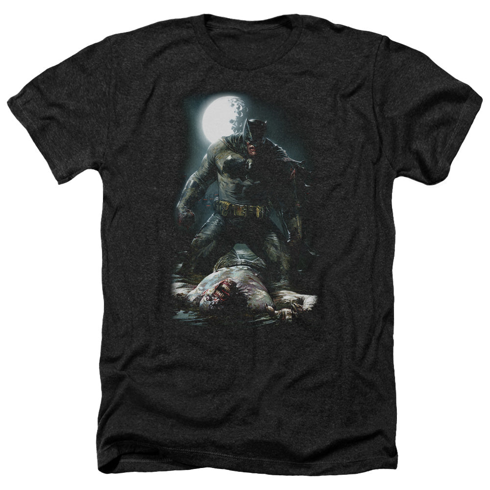 BATMAN/MUDHOLE - ADULT HEATHER - BLACK