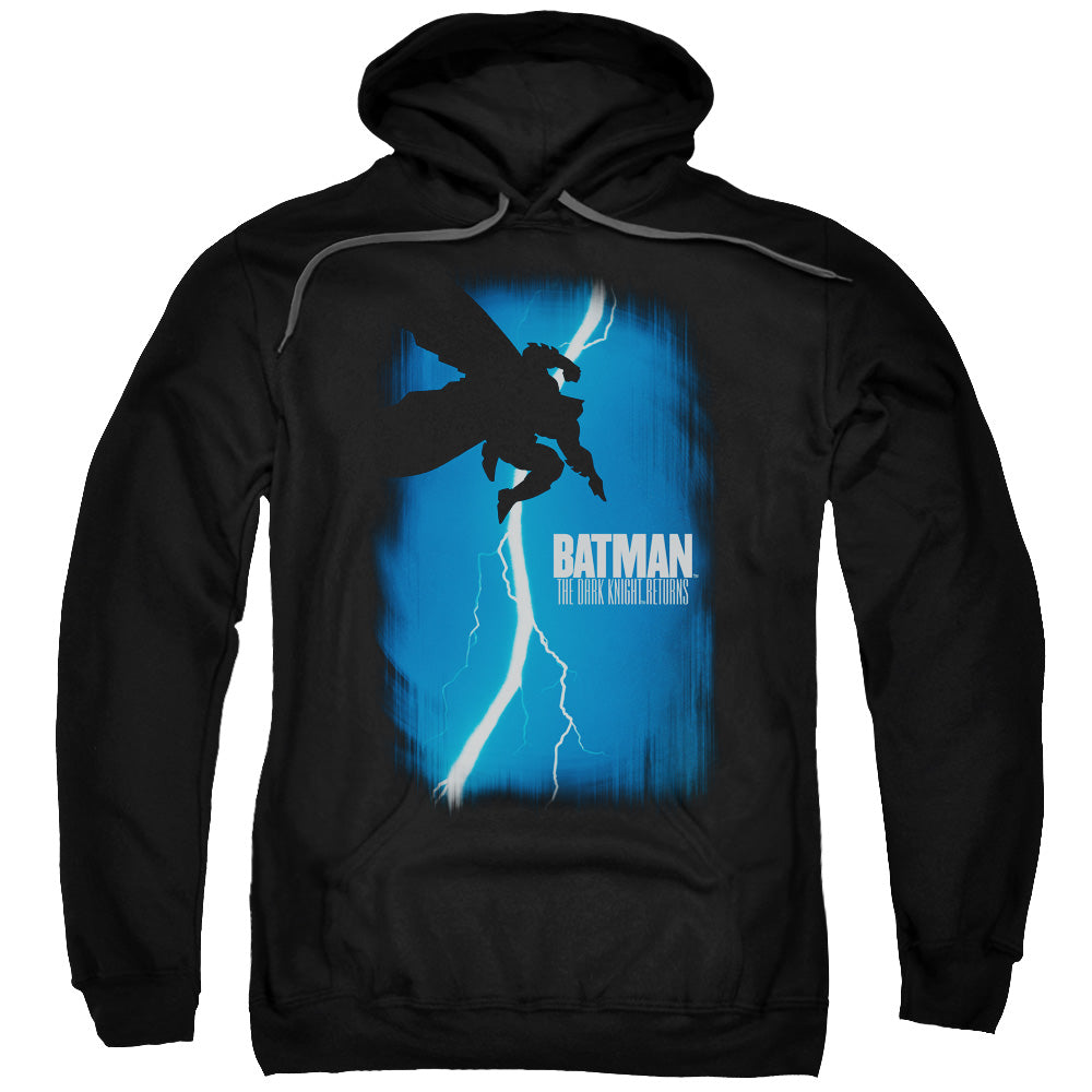BATMAN/DKR COVER - ADULT PULLOVER HOODIE - BLACK