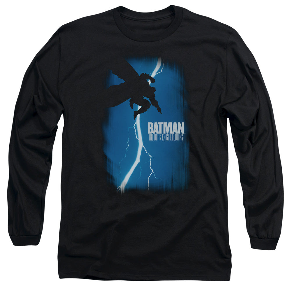 BATMAN/DKR COVER -  L/S ADULT 18/1  - BLACK