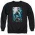 BATMAN/NIGHT LIGHT - ADULT CREWNECK SWEATSHIRT - BLACK