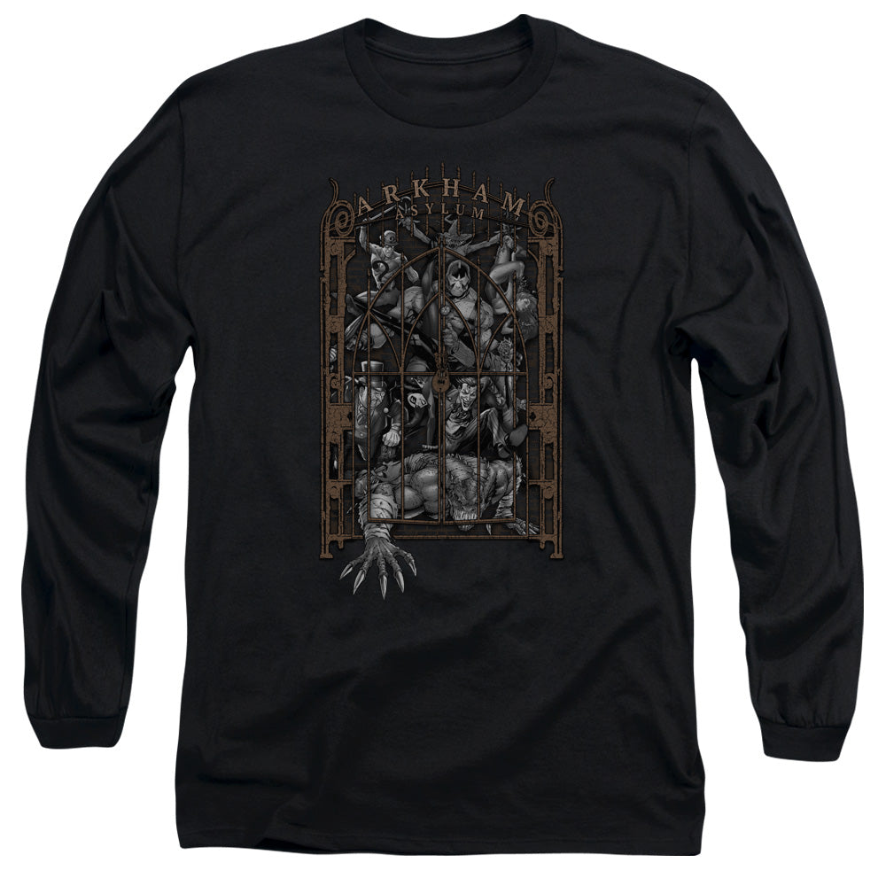 BATMAN/ARKHAMS GATE -  L/S ADULT 18/1  - BLACK