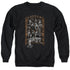 BATMAN/ARKHAMS GATE - ADULT CREWNECK SWEATSHIRT - BLACK
