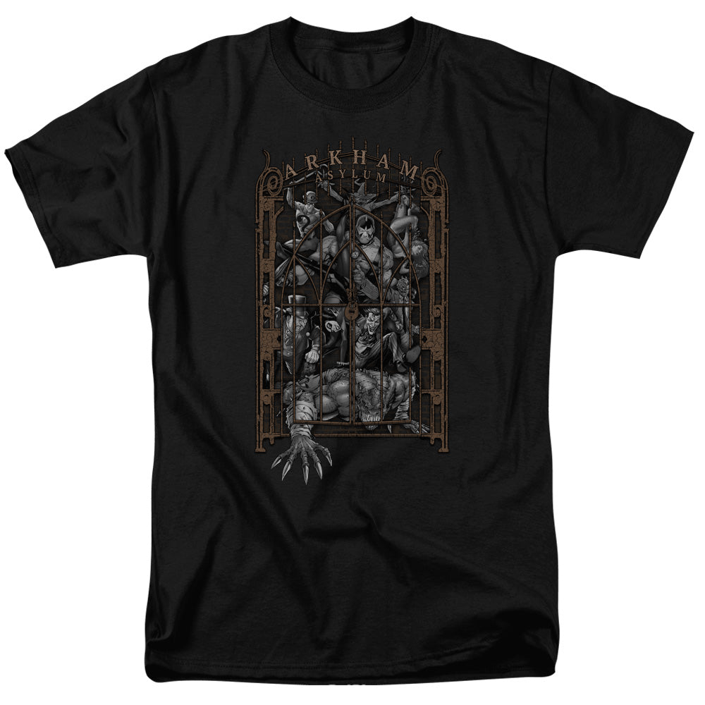 BATMAN/ARKHAM'S GATE - S/S ADULT 18/1 - BLACK