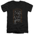 BATMAN/ARKHAMS GATE - S/S ADULT V-NECK 30/1 - BLACK