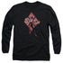 BATMAN/HARLEY QUINN (DIAMONDS) -  L/S ADULT 18/1  - BLACK