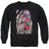BATMAN/HARLEY FIRST - ADULT CREWNECK SWEATSHIRT - BLACK