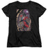 BATMAN/HARLEY FIRST - S/S WOMENS TEE - BLACK