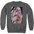 BATMAN/HARLEY FIRST - ADULT CREWNECK SWEATSHIRT - CHARCOAL