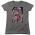 BATMAN/HARLEY FIRST - S/S WOMENS TEE - CHARCOAL