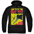BATMAN/BATMAN FIRST - ADULT PULLOVER HOODIE - BLACK