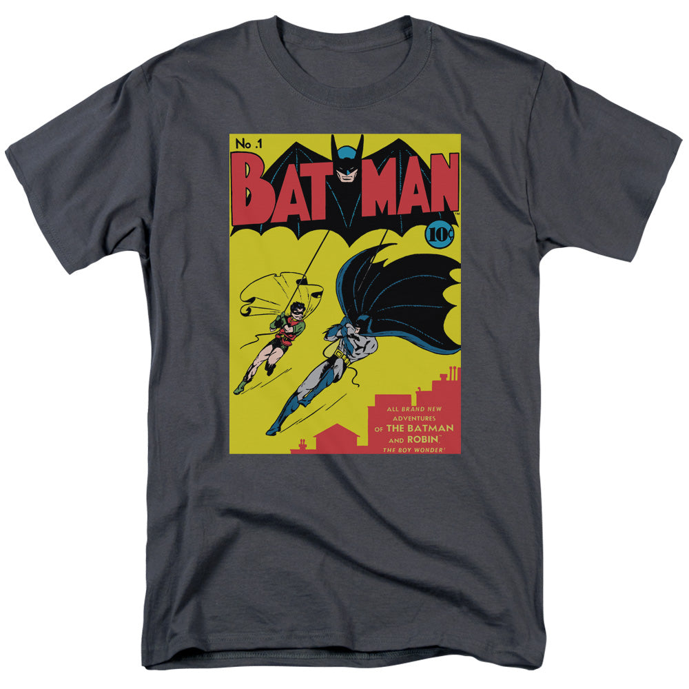 BATMAN/BATMAN FIRST - S/S ADULT 18/1 - CHARCOAL