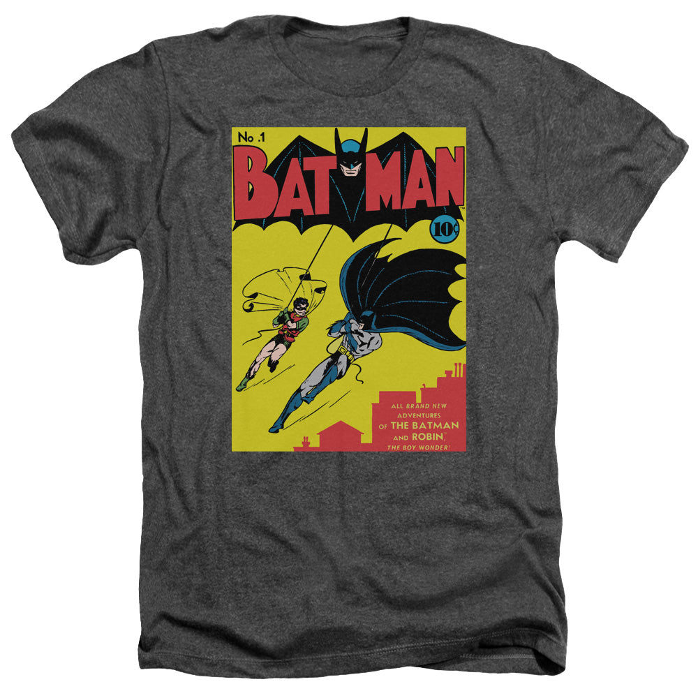BATMAN/BATMAN FIRST - ADULT HEATHER - CHARCOAL