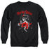 BATMAN/SPRING GUN - ADULT CREWNECK SWEATSHIRT - BLACK